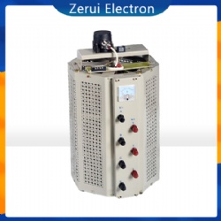 Three-phase motor drive AC voltage regulator/variac